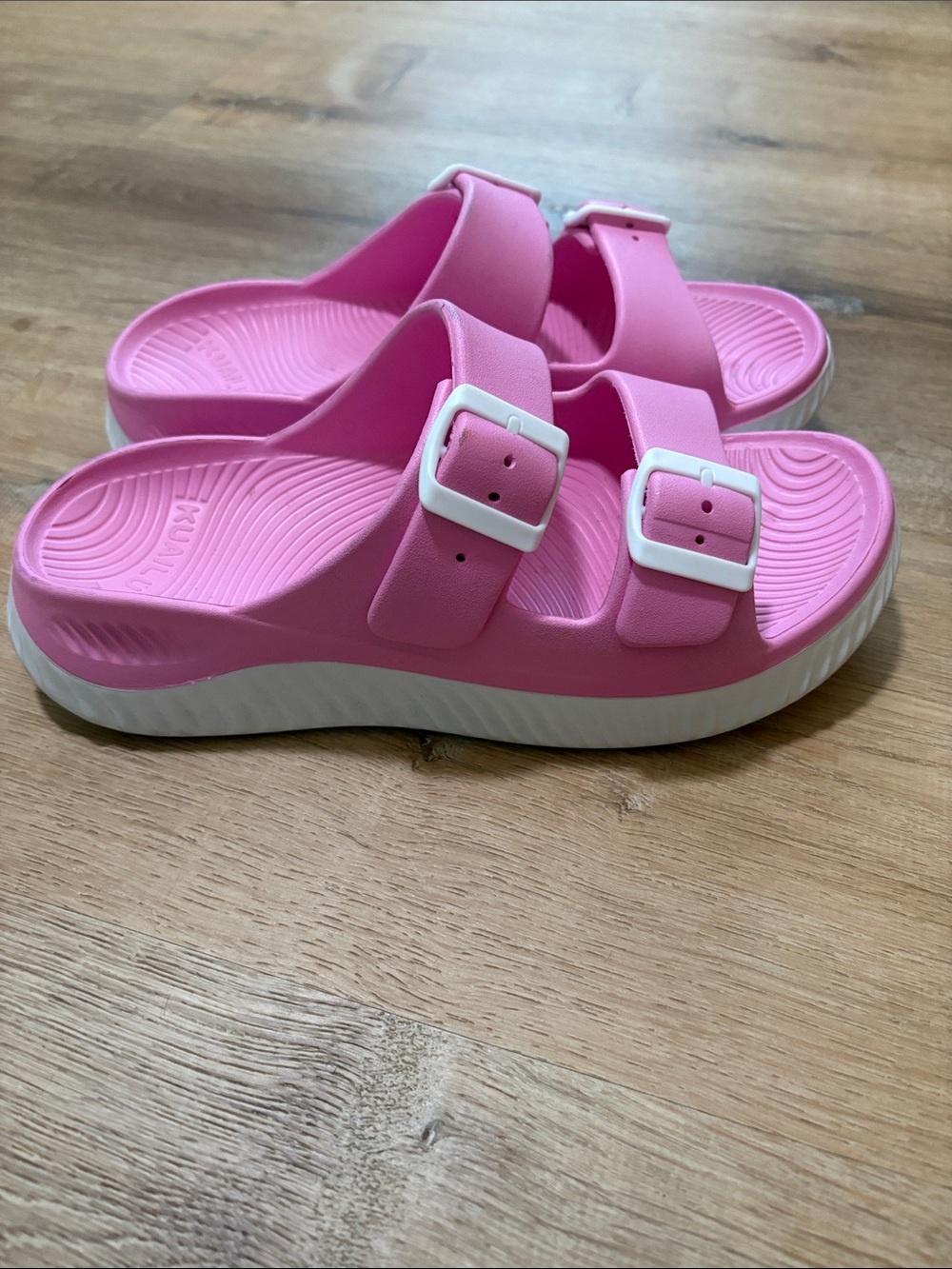 KuaiLu Womens Recovery Sandals Comfortable Arch Support Adjustable 9